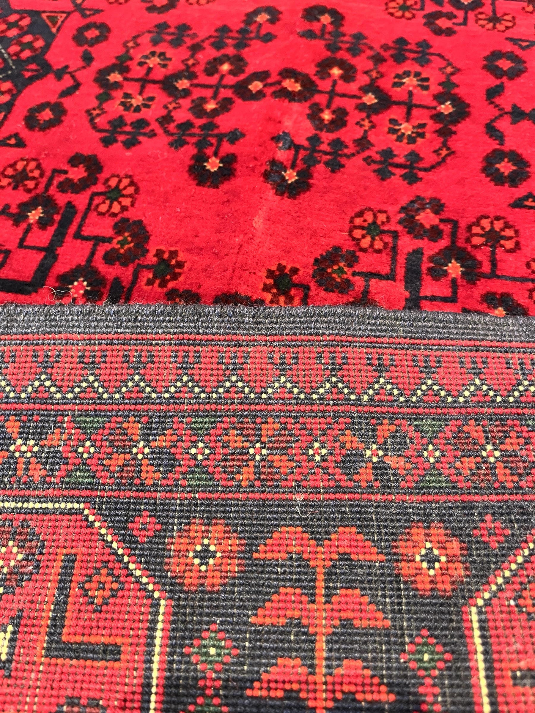 150cm x 96cm Red Andkhoy Rug