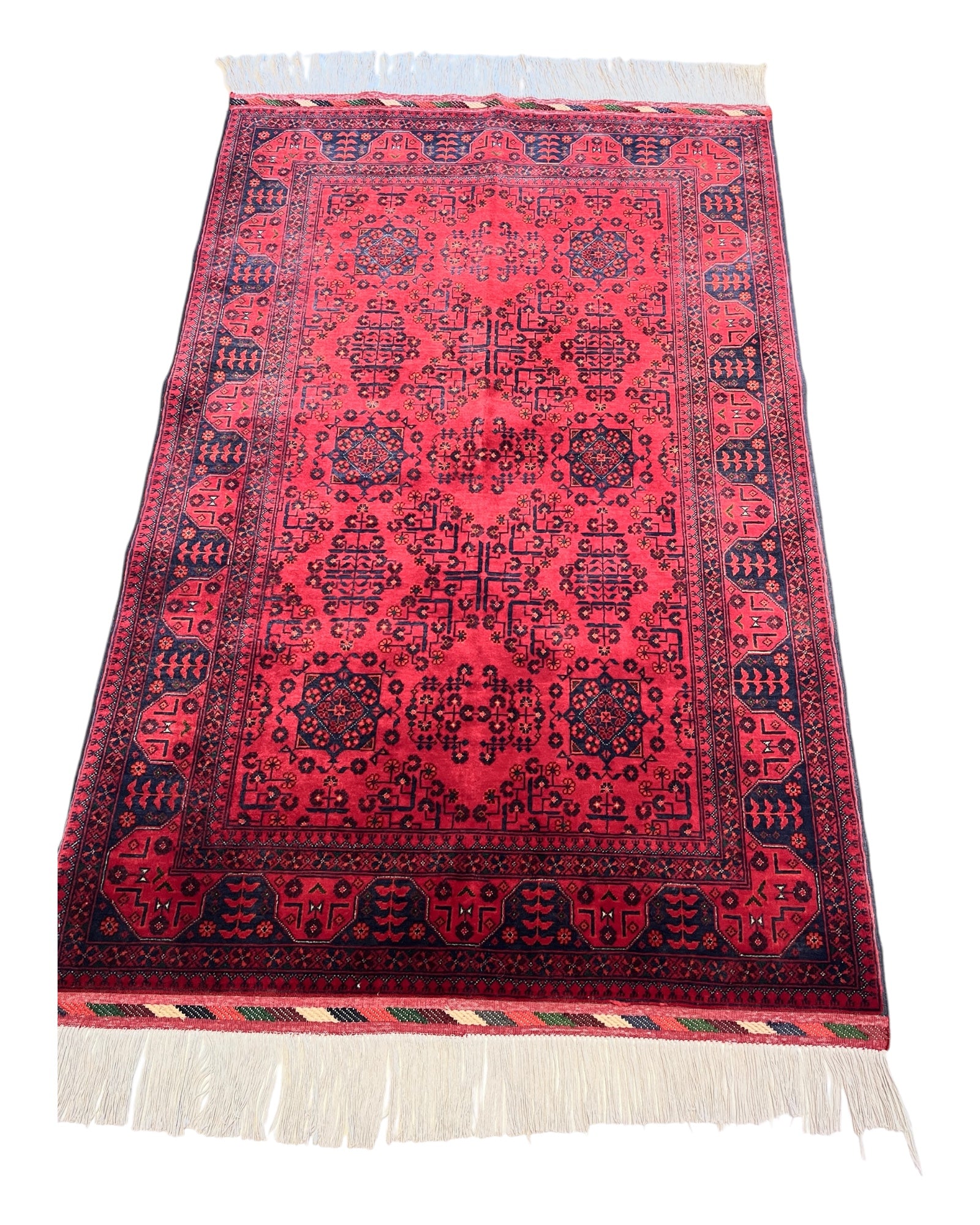 150cm x 96cm Red Andkhoy Rug