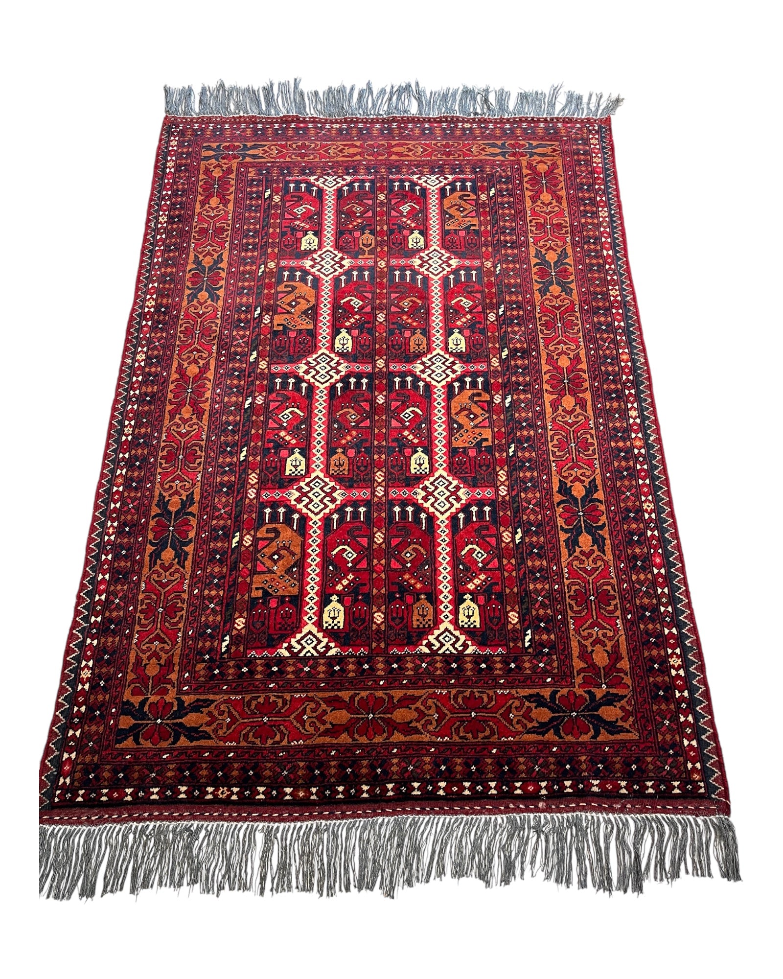 150cm x 102cm Red Ala Bakhmal Rug