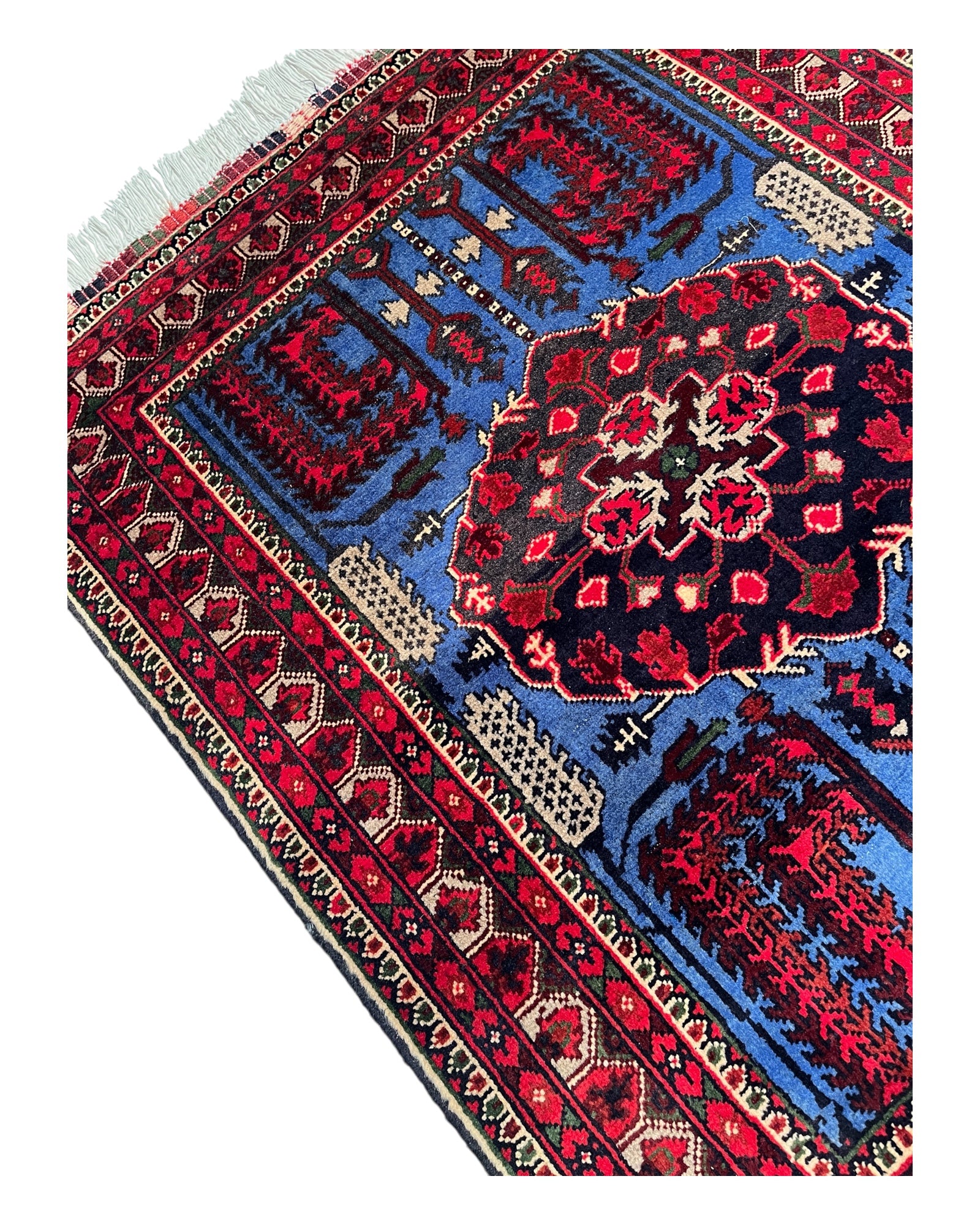 100cm x 80cm Red & Blue Doormat