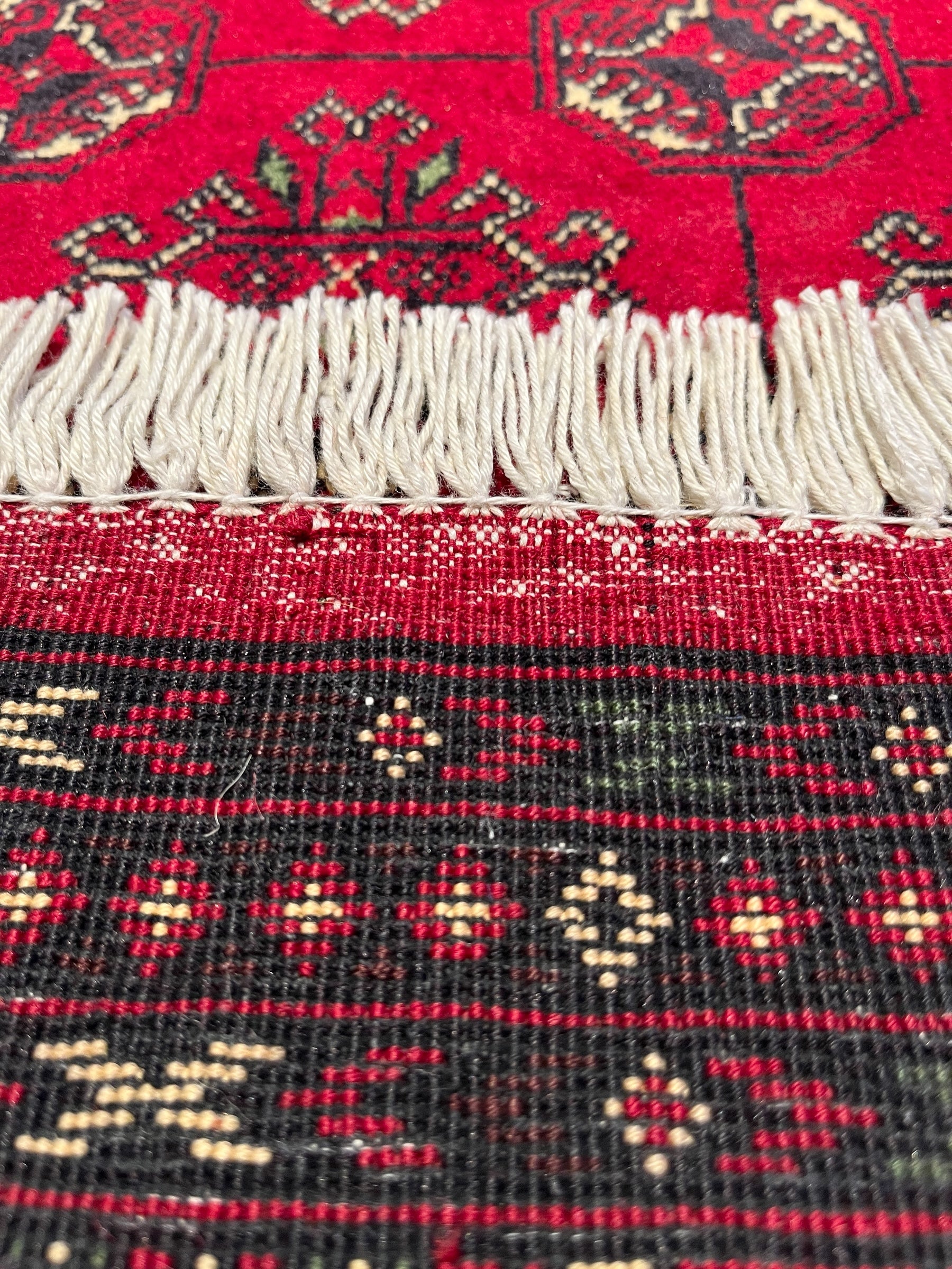 82cm x 62cm Red Roshnai Afghan Doormat