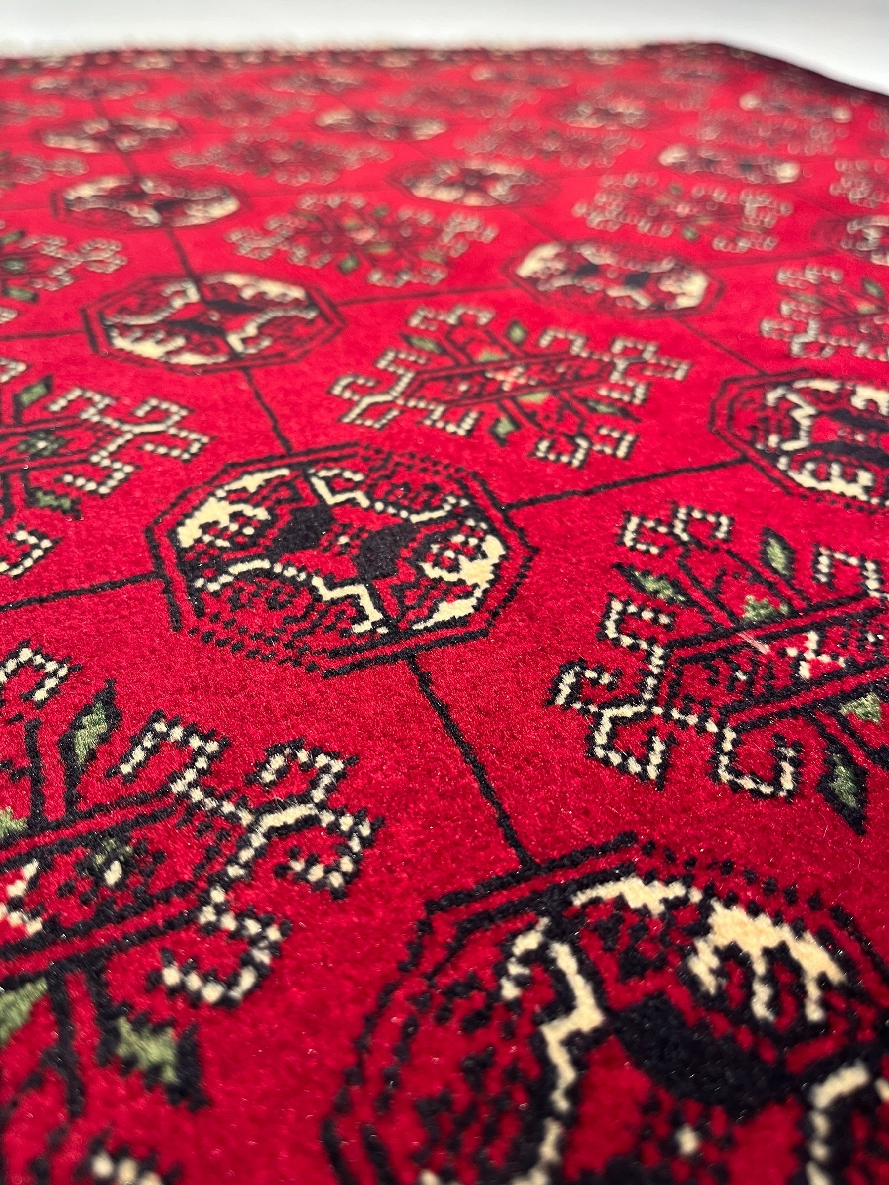 82cm x 62cm Red Roshnai Afghan Doormat