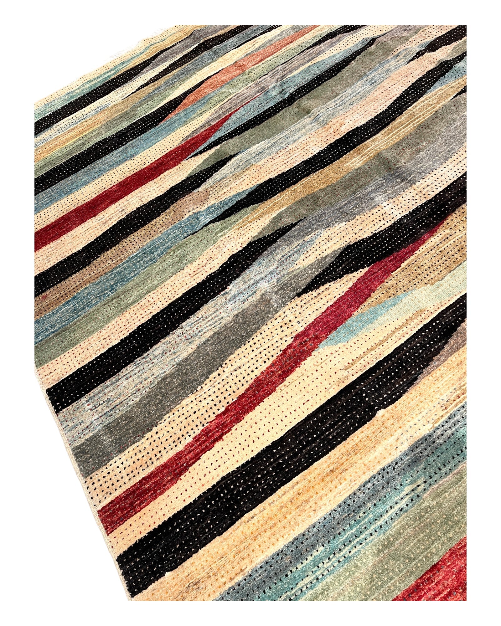 300cm x 250cm Colourful Contemporary Gabeh Rug