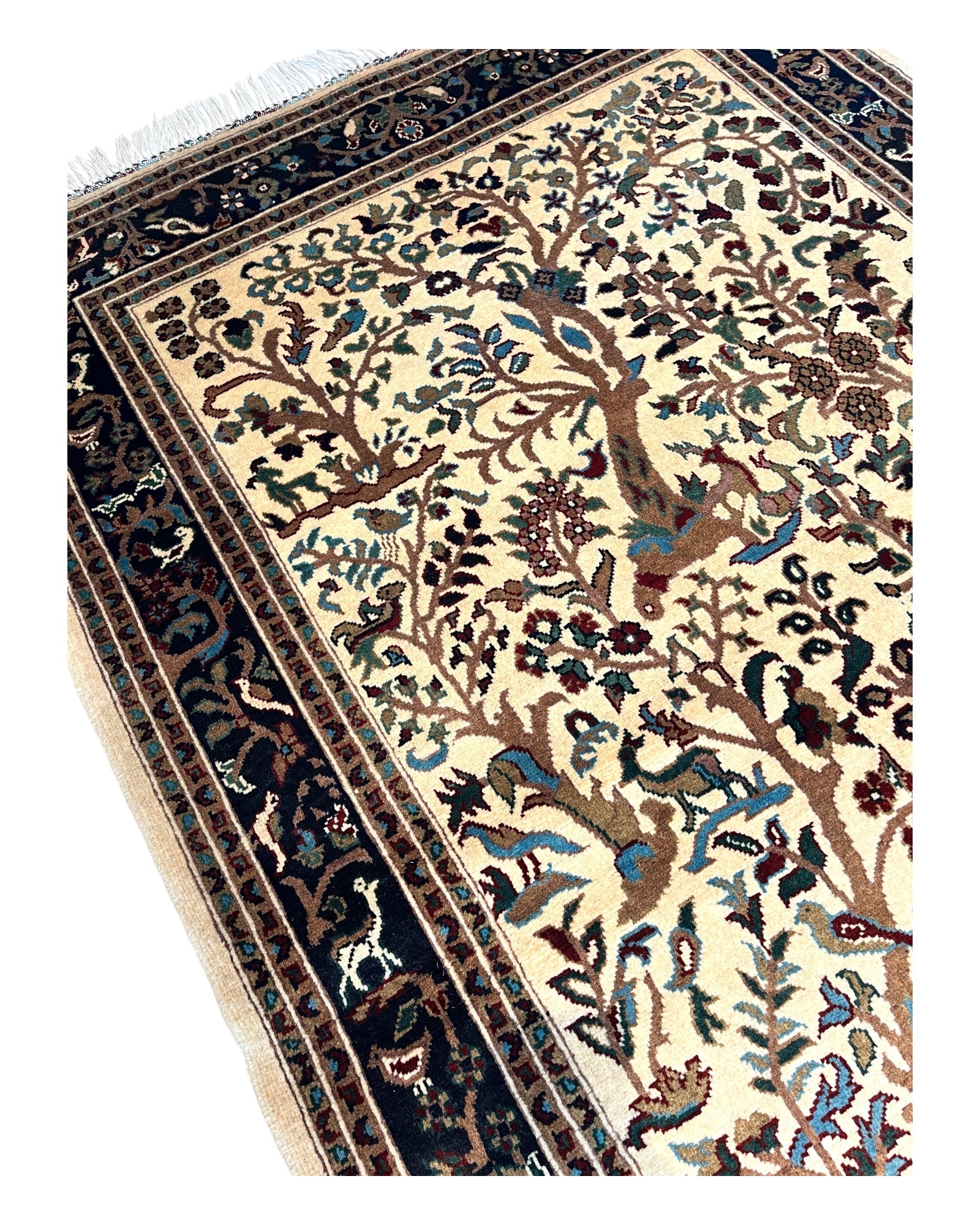 184cm x 120cm Cream Tree of Life Rug