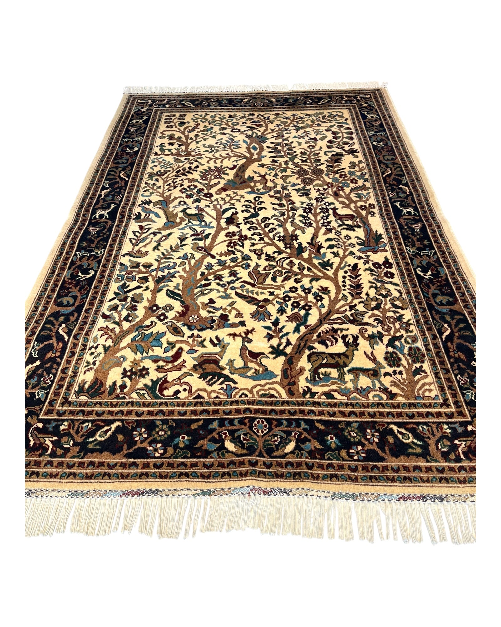 184cm x 120cm Cream Tree of Life Rug