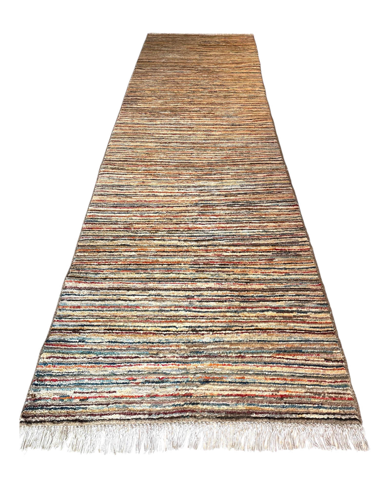 288cm x 83cm Multi-coloured Gabeh Runner