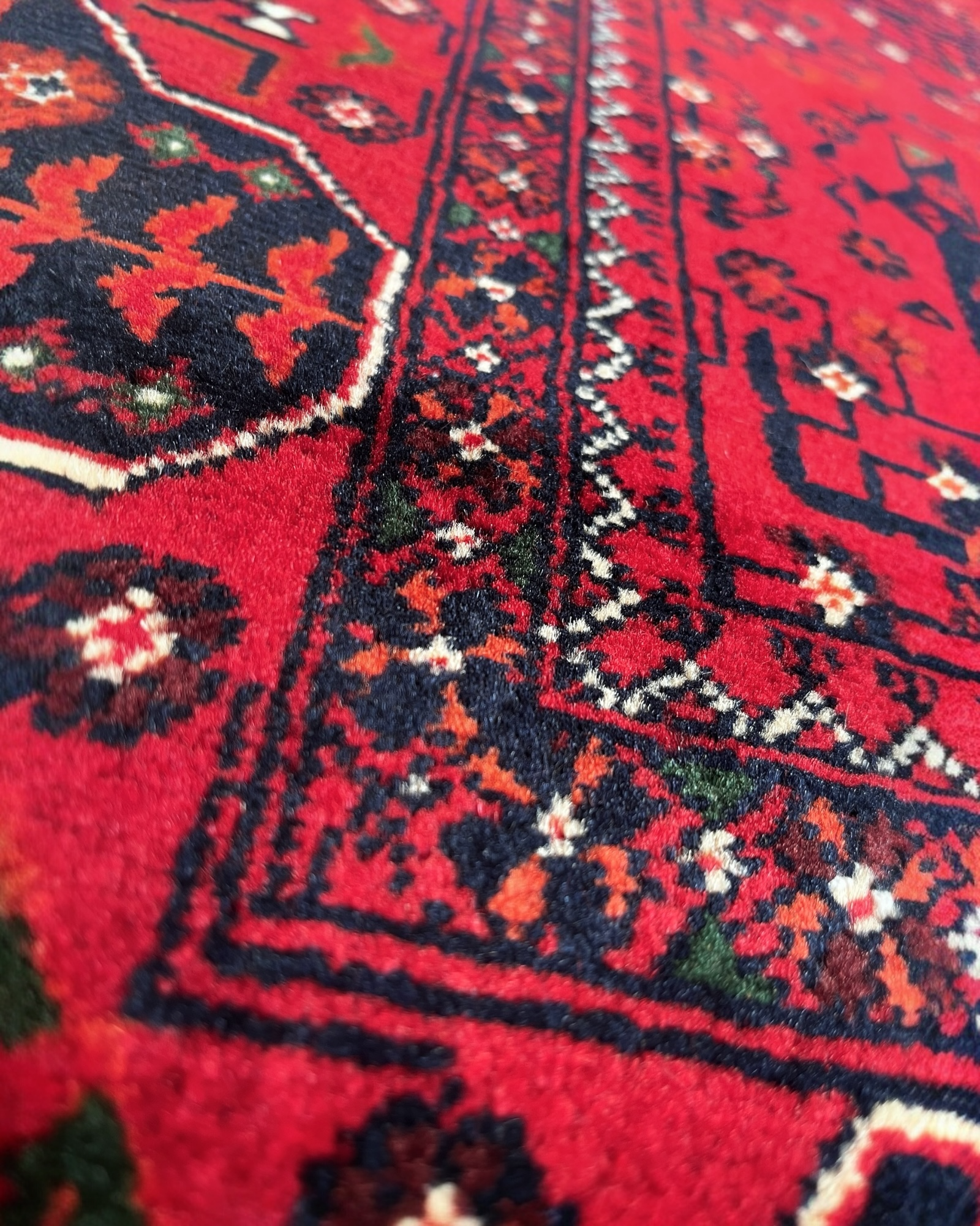 150cm x 102cm Red Khargone Afghan Rug