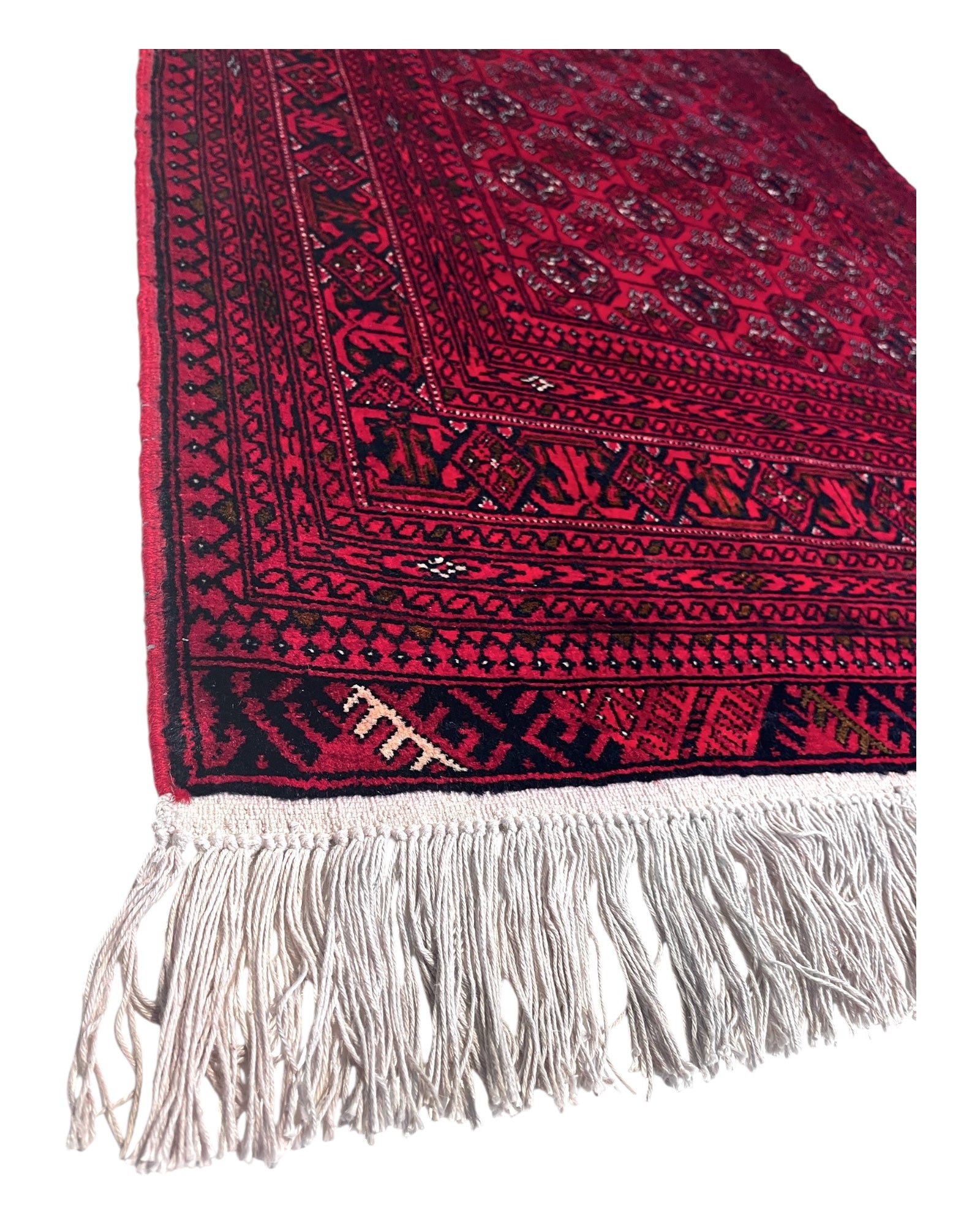 124cm x 77cm Red Khuwaja Roshnai Rug