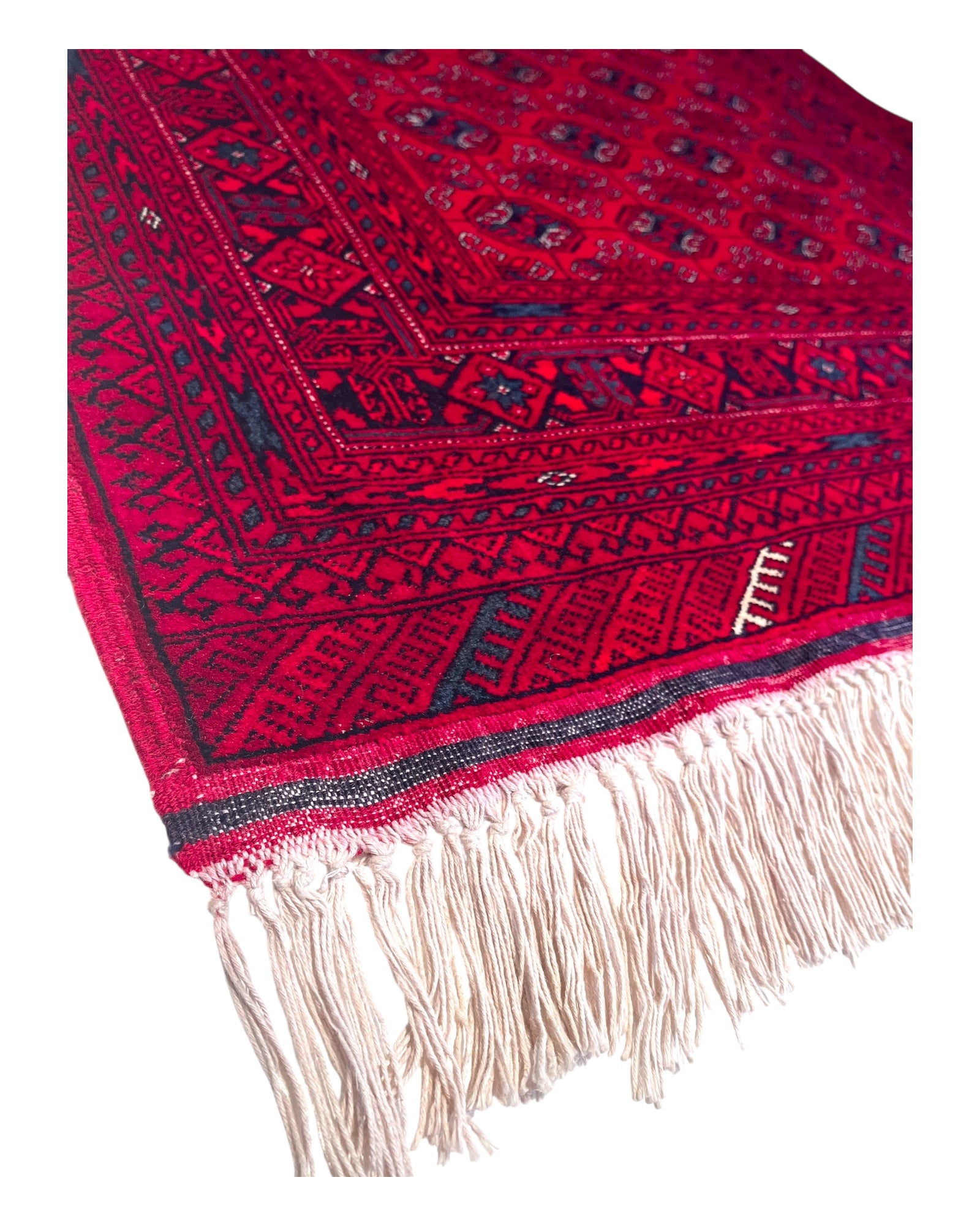 120cm x 80cm Red Khuwaja Roshnai Rug