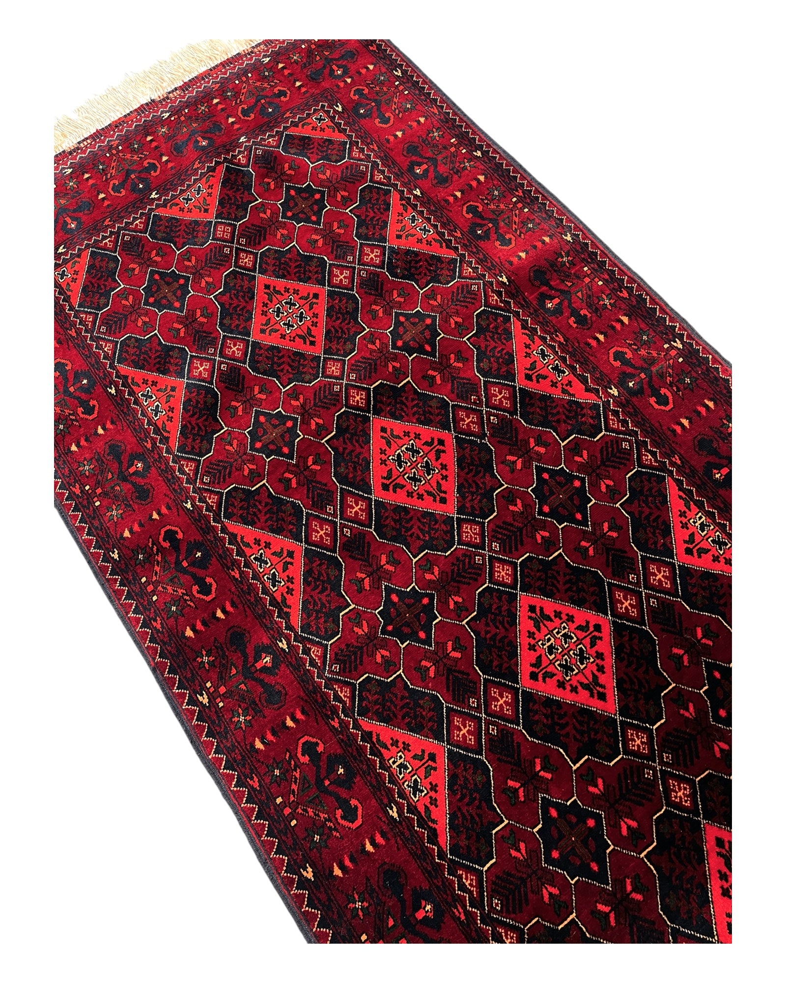 285cm x 85cm Red & Orange Yousefi Runner