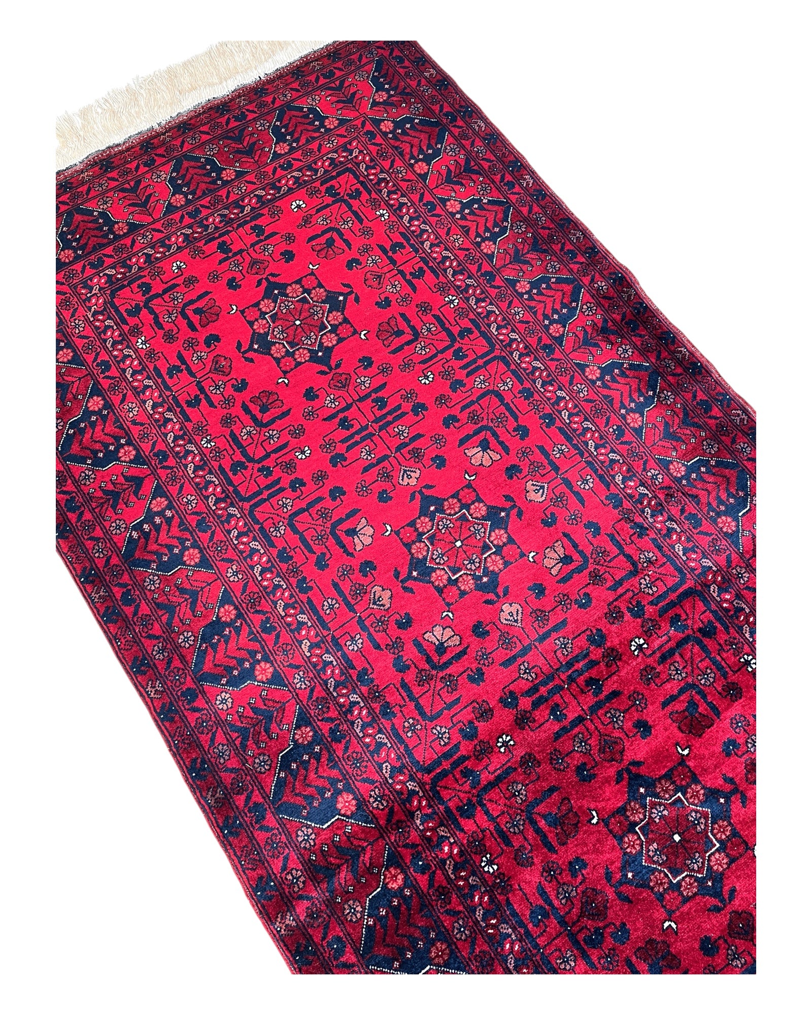 190cm x 83cm Red Andkhoy Runner