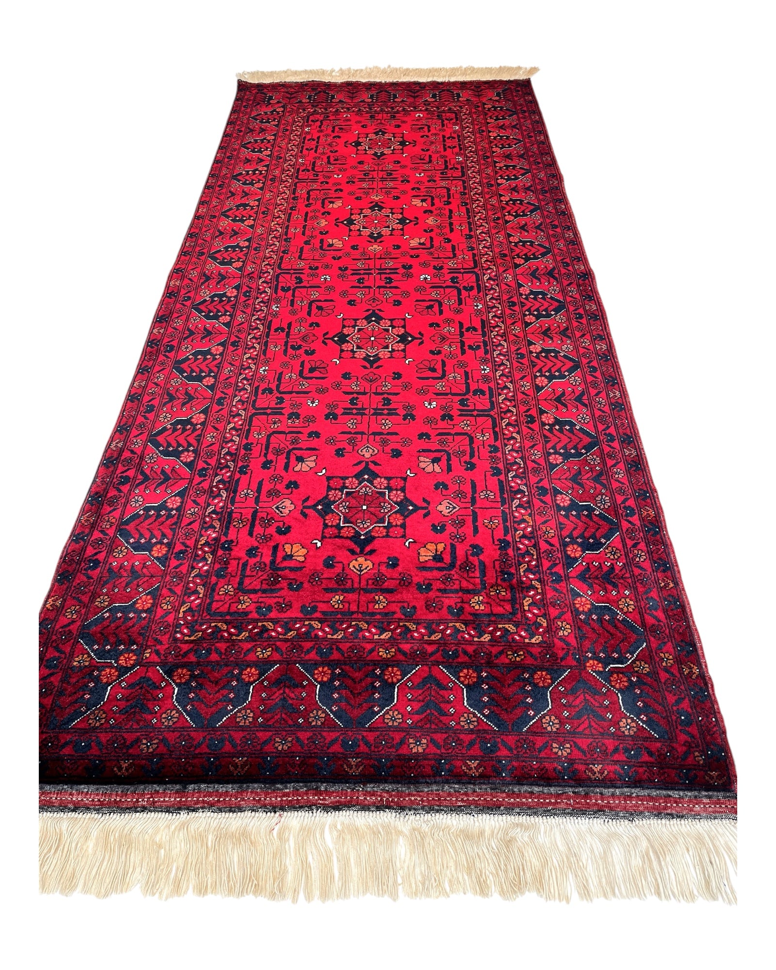 190cm x 83cm Red Andkhoy Runner