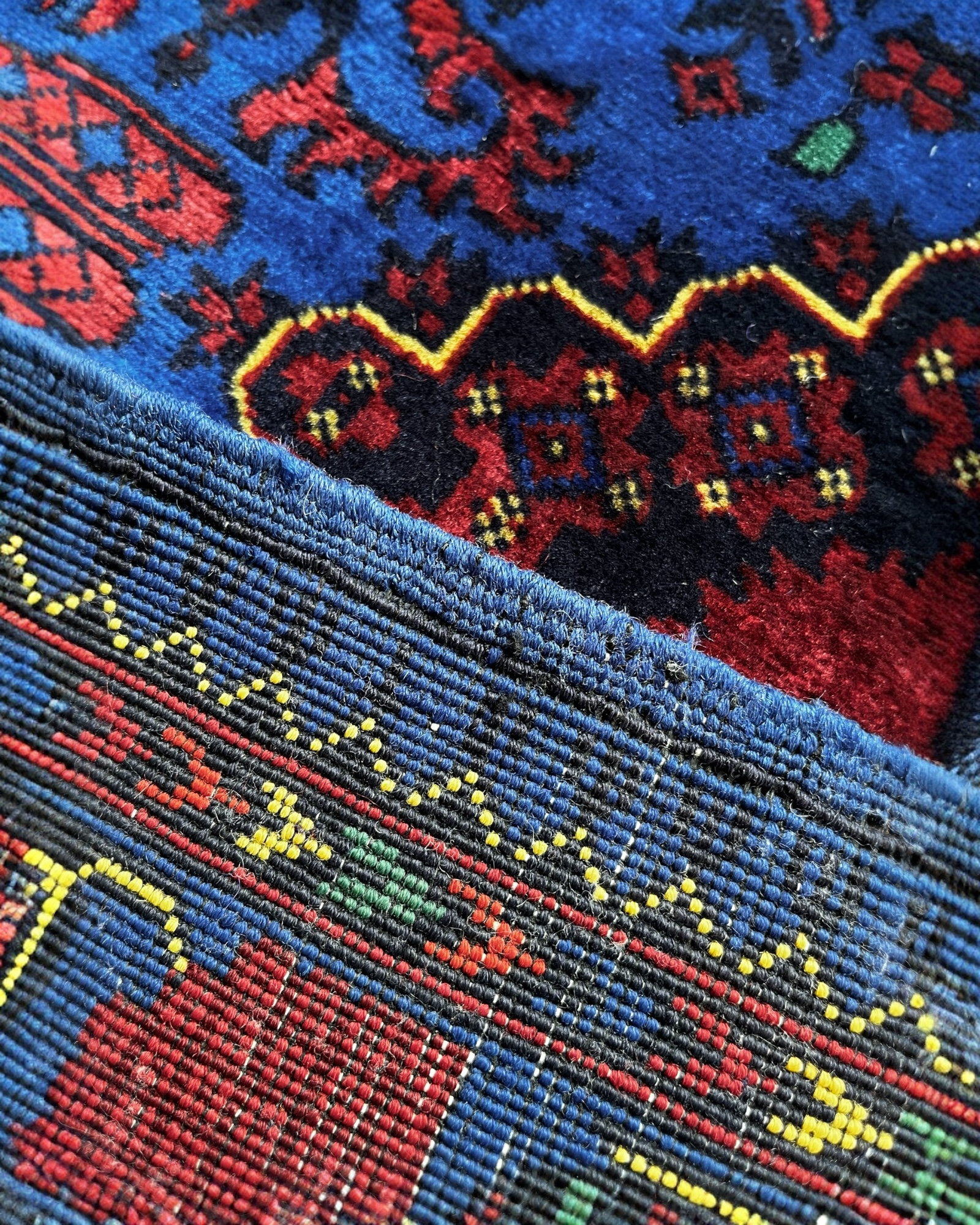 145cm x 106cm Blue Yousefi Rug