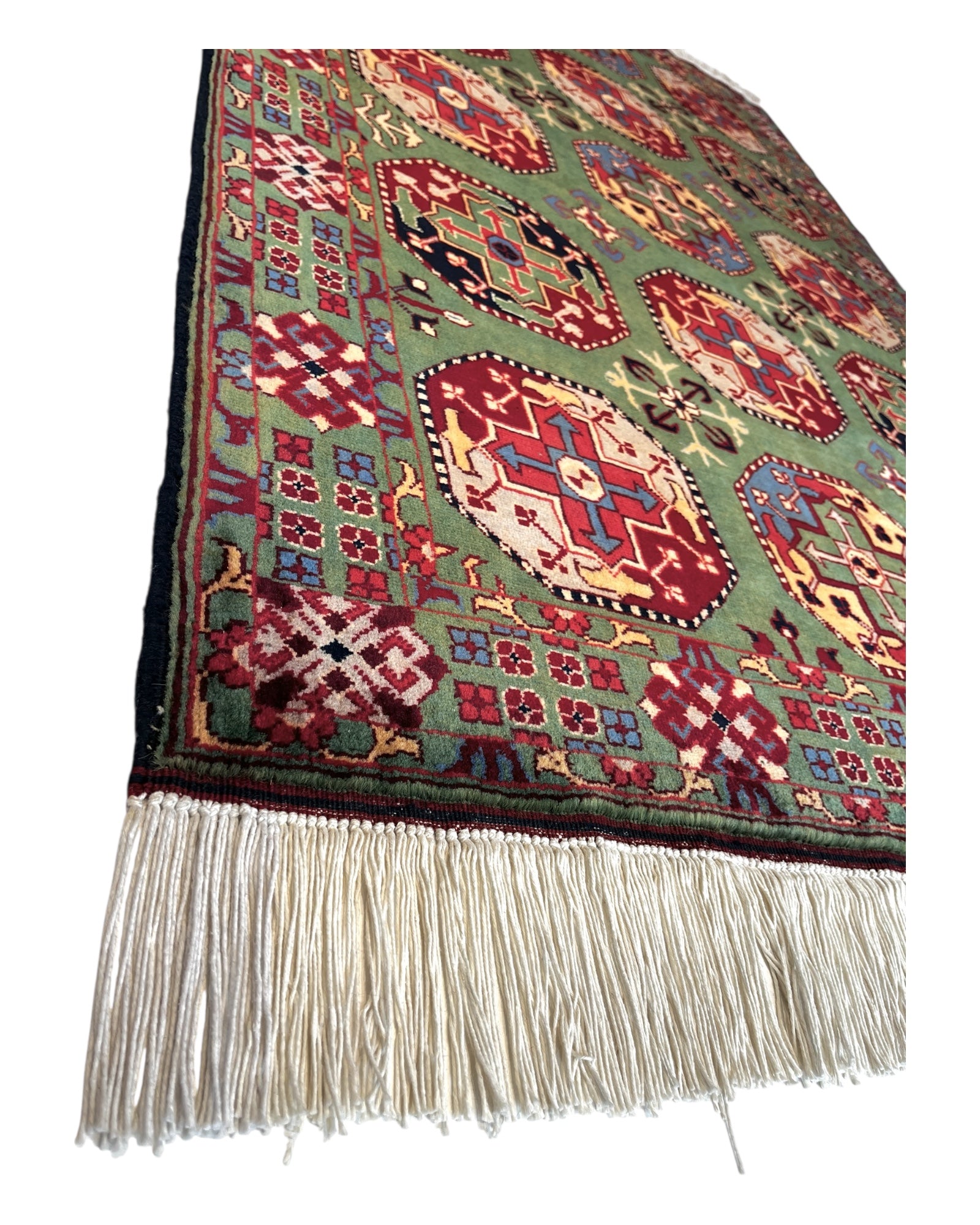 150cm x 103cm Green Patnas Gul Rug