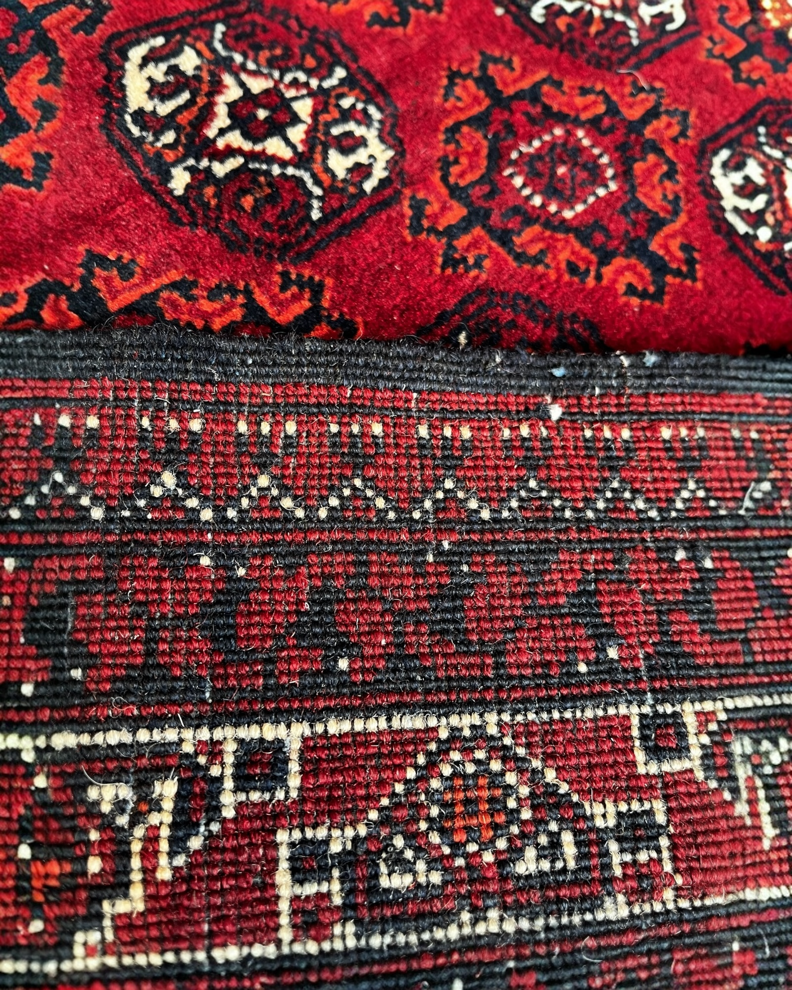 203cm x 110cm Red Khuwaja Runner