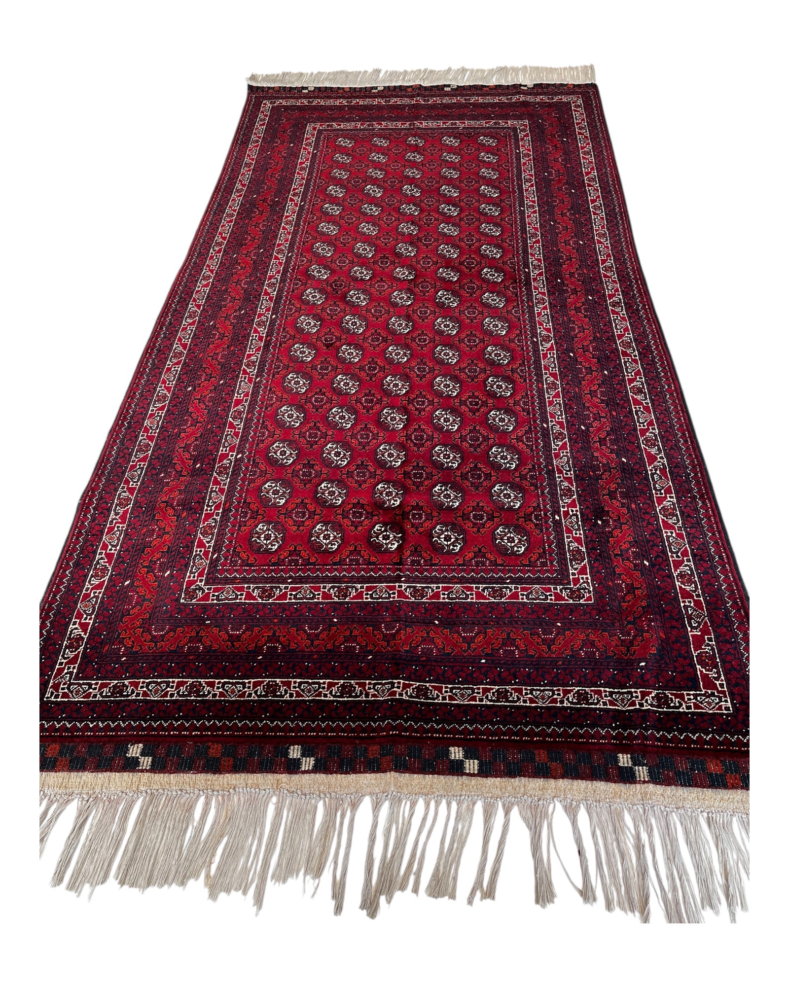 203cm x 110cm Red Khuwaja Runner