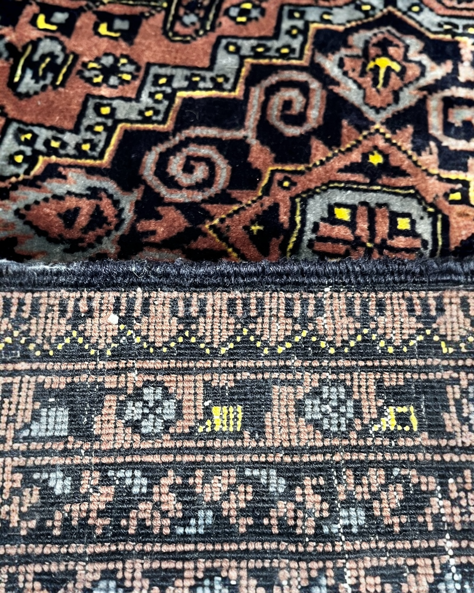 250cm x 170cm Copper & Grey Yousefi Rug