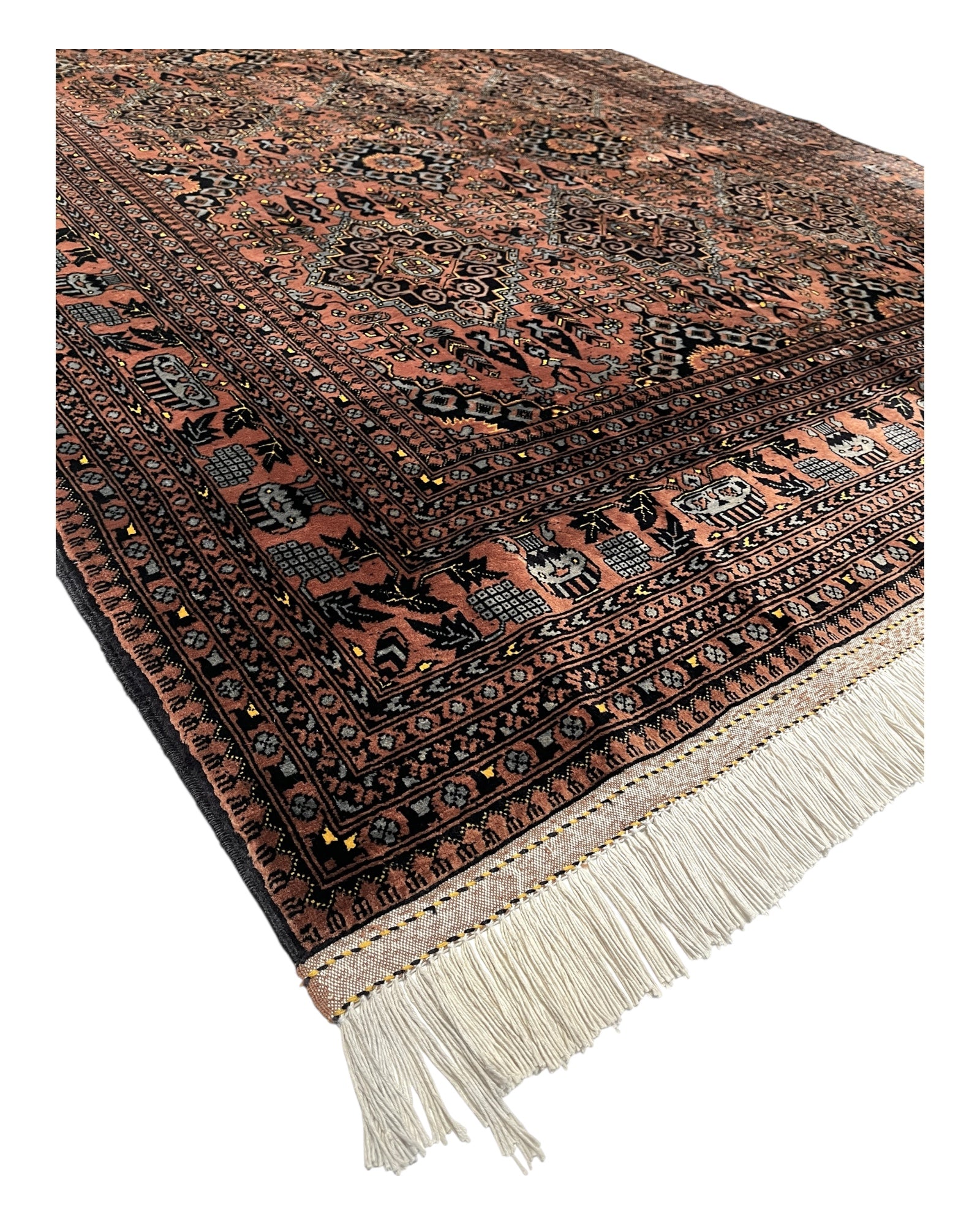 250cm x 170cm Copper & Grey Yousefi Rug