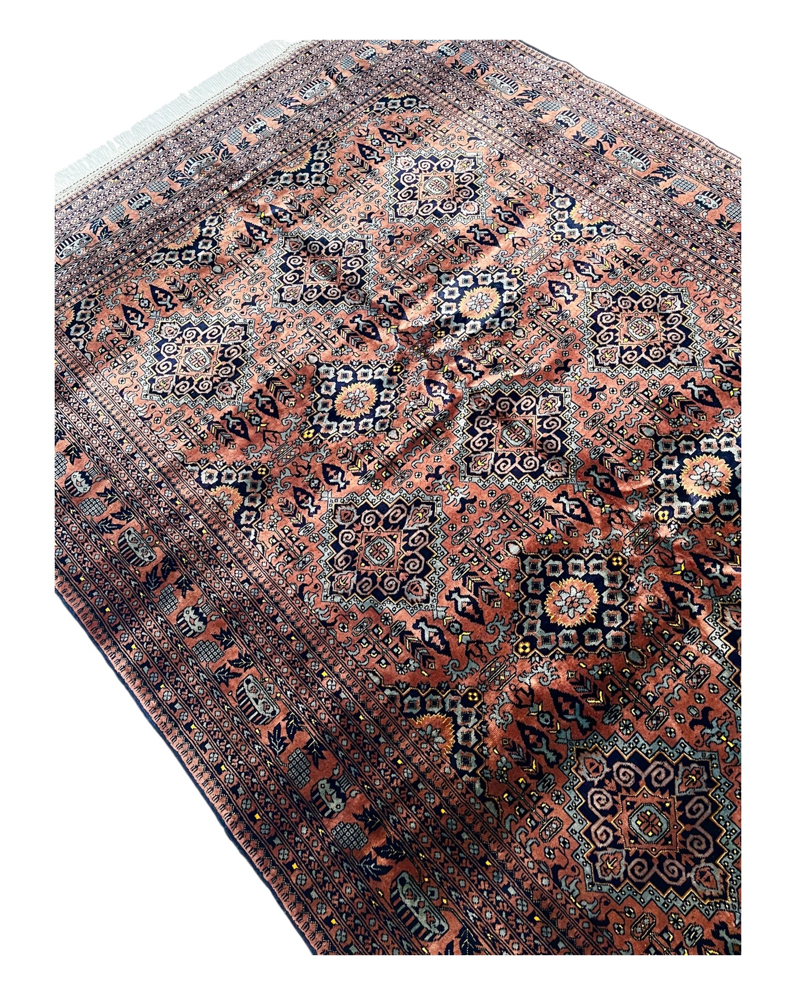 250cm x 170cm Copper & Grey Yousefi Rug