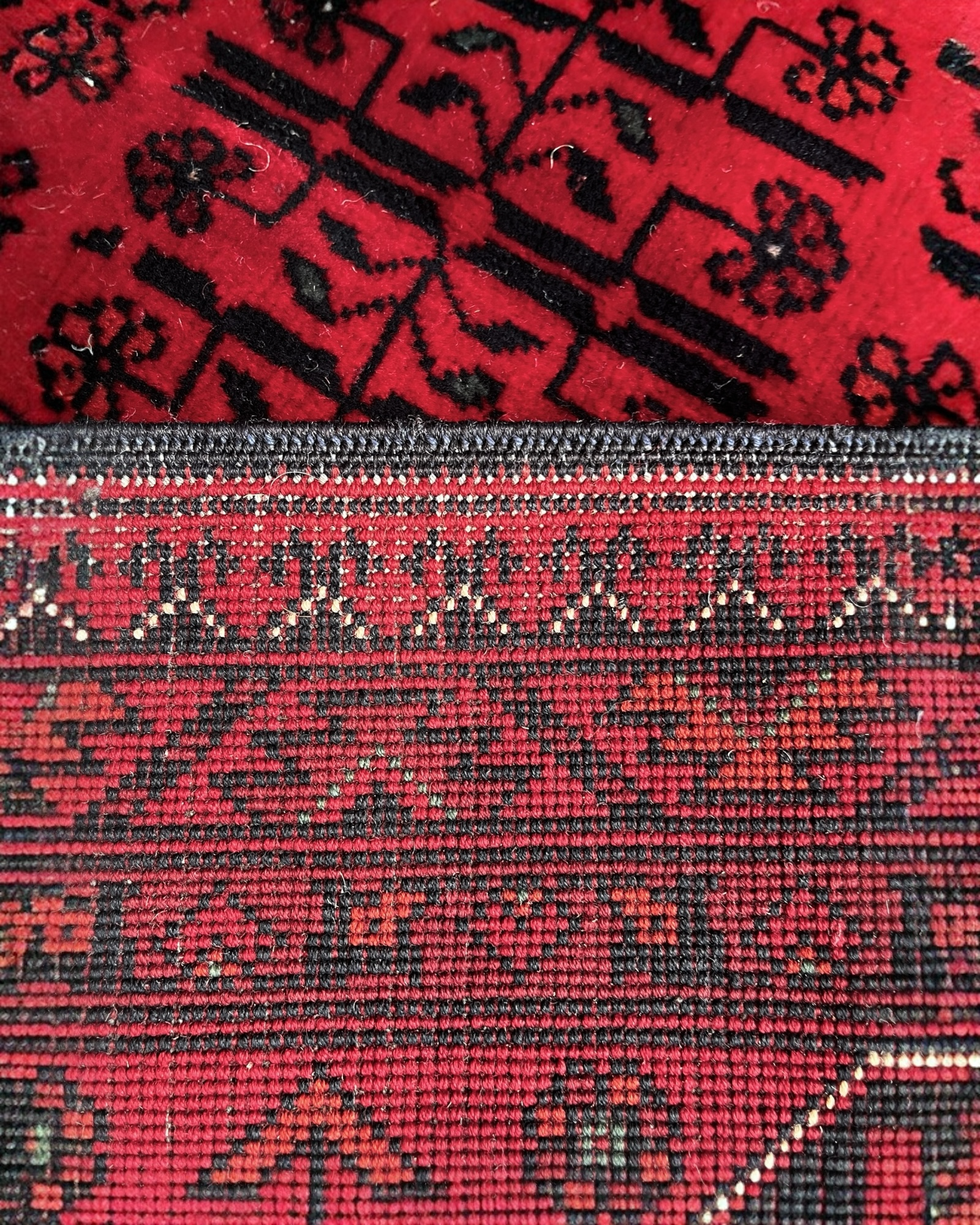 240cm x 177cm Red Andkhoy Rug