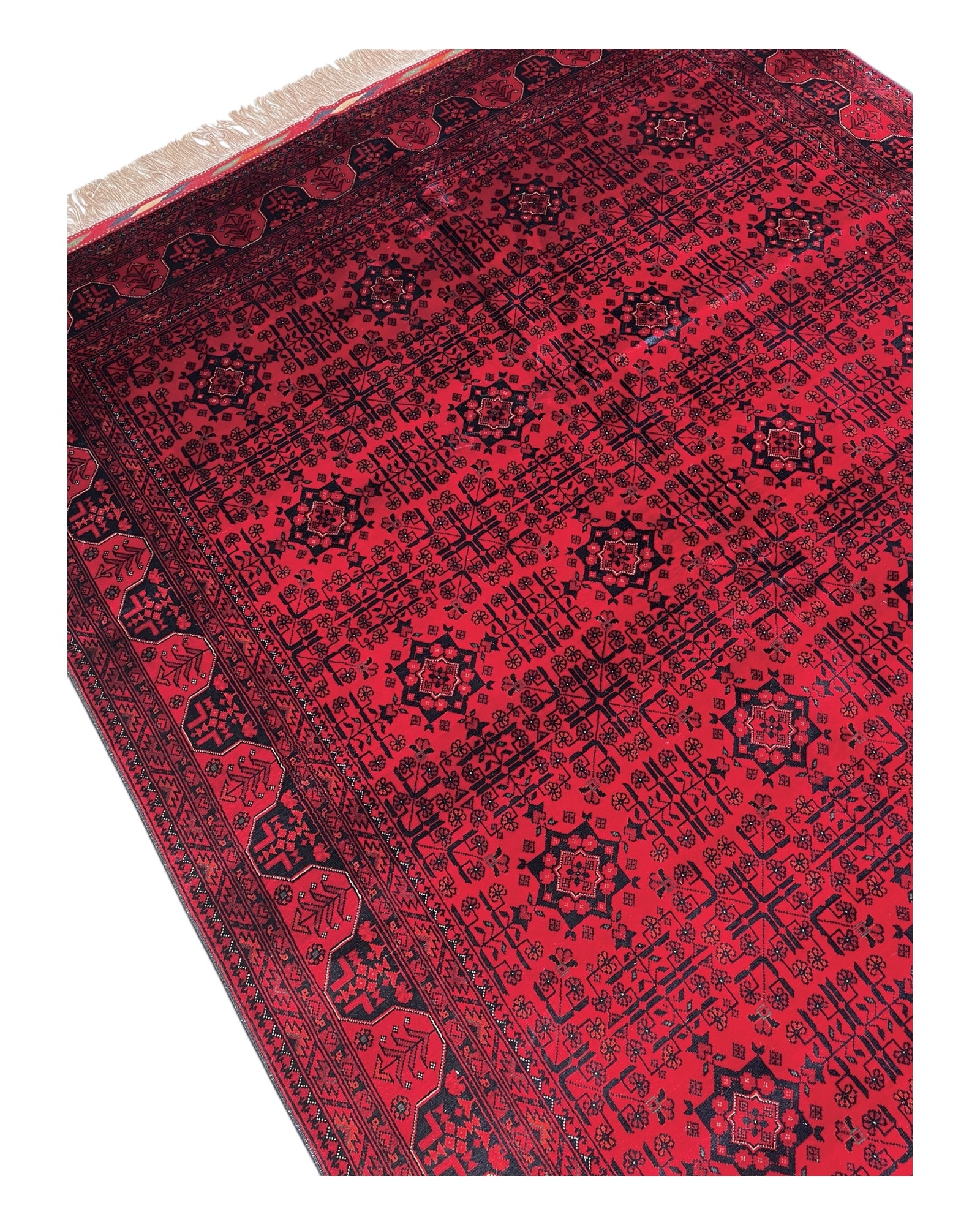 240cm x 177cm Red Andkhoy Rug