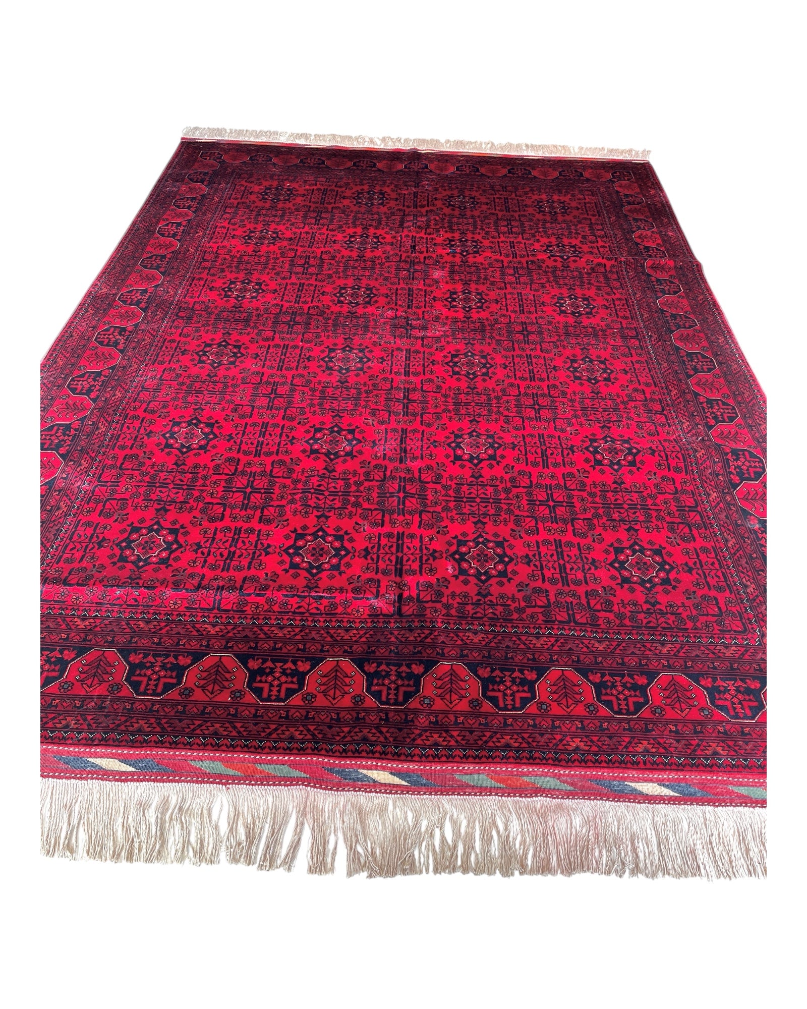 240cm x 177cm Red Andkhoy Rug