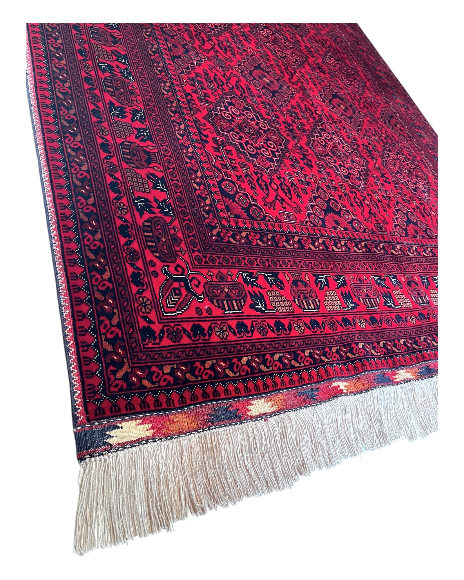 200cm x 152cm Red & Black Yousef Bey Rug