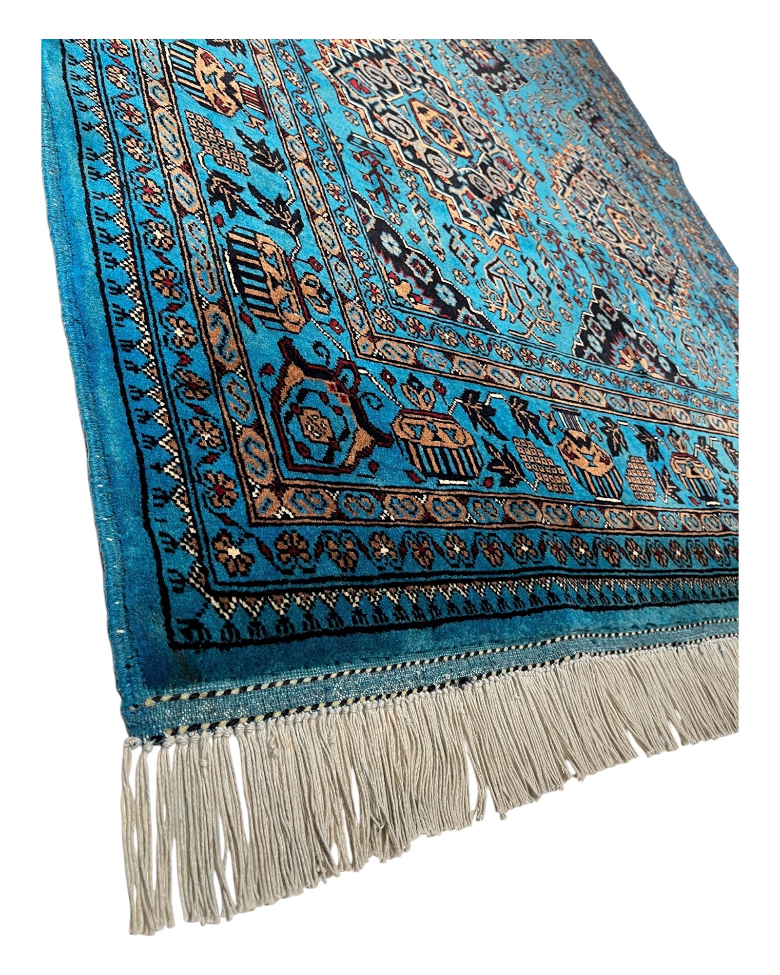 204cm x 152cm Turquoise Underground Rug
