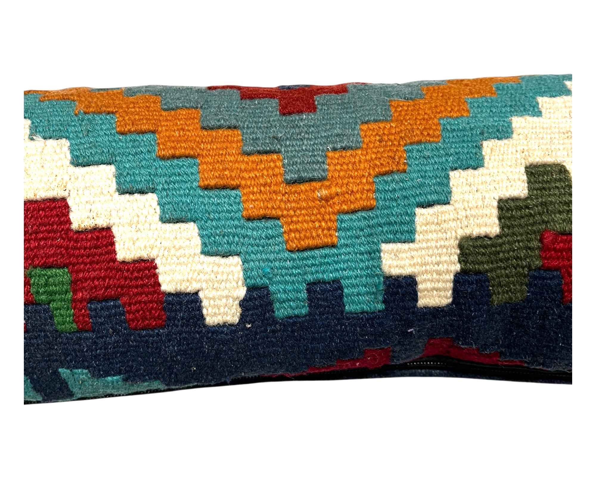 Turquoise & Cream Draught Excluder