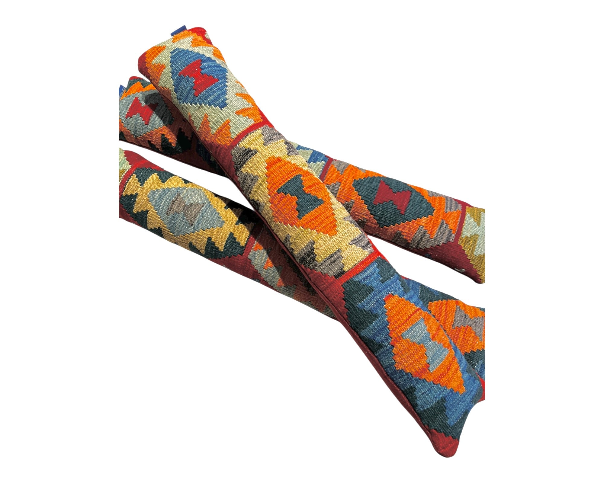 Orange & Red Draught Excluder