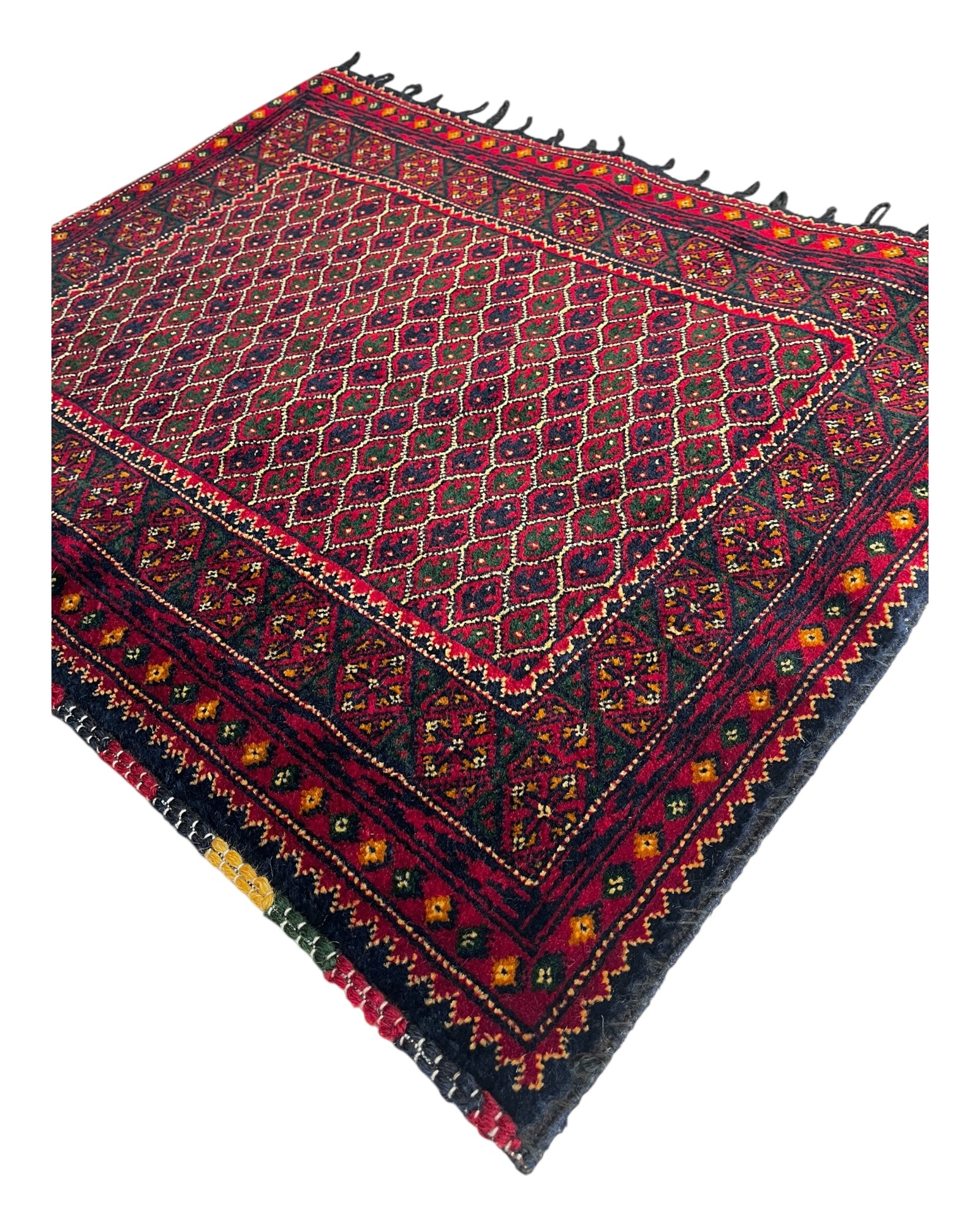 Red Dokhteri Qazi Cushion Cover