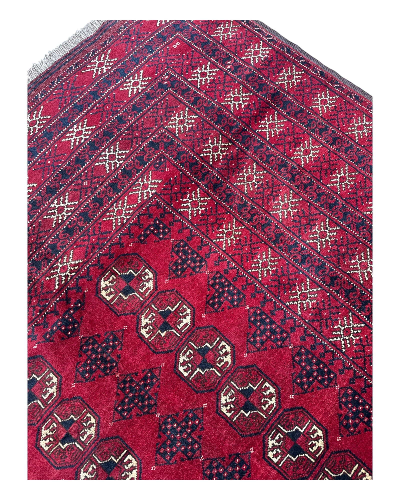 Antique Sheberghan Rug. Circa 1940. 406cm x 280cm