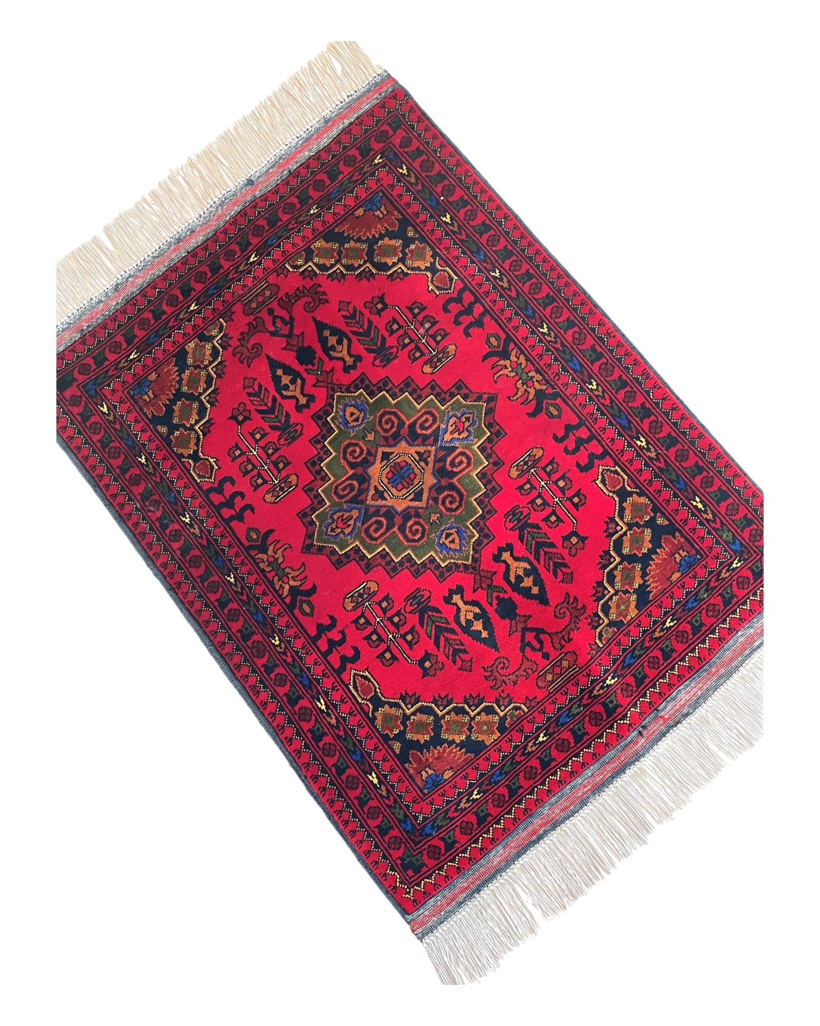 80cm x 60cm Red Afghan Doormat