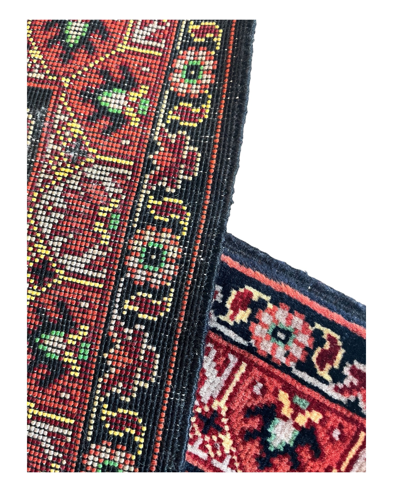 94cm x 59cm Red & Grey Afghan Doormat
