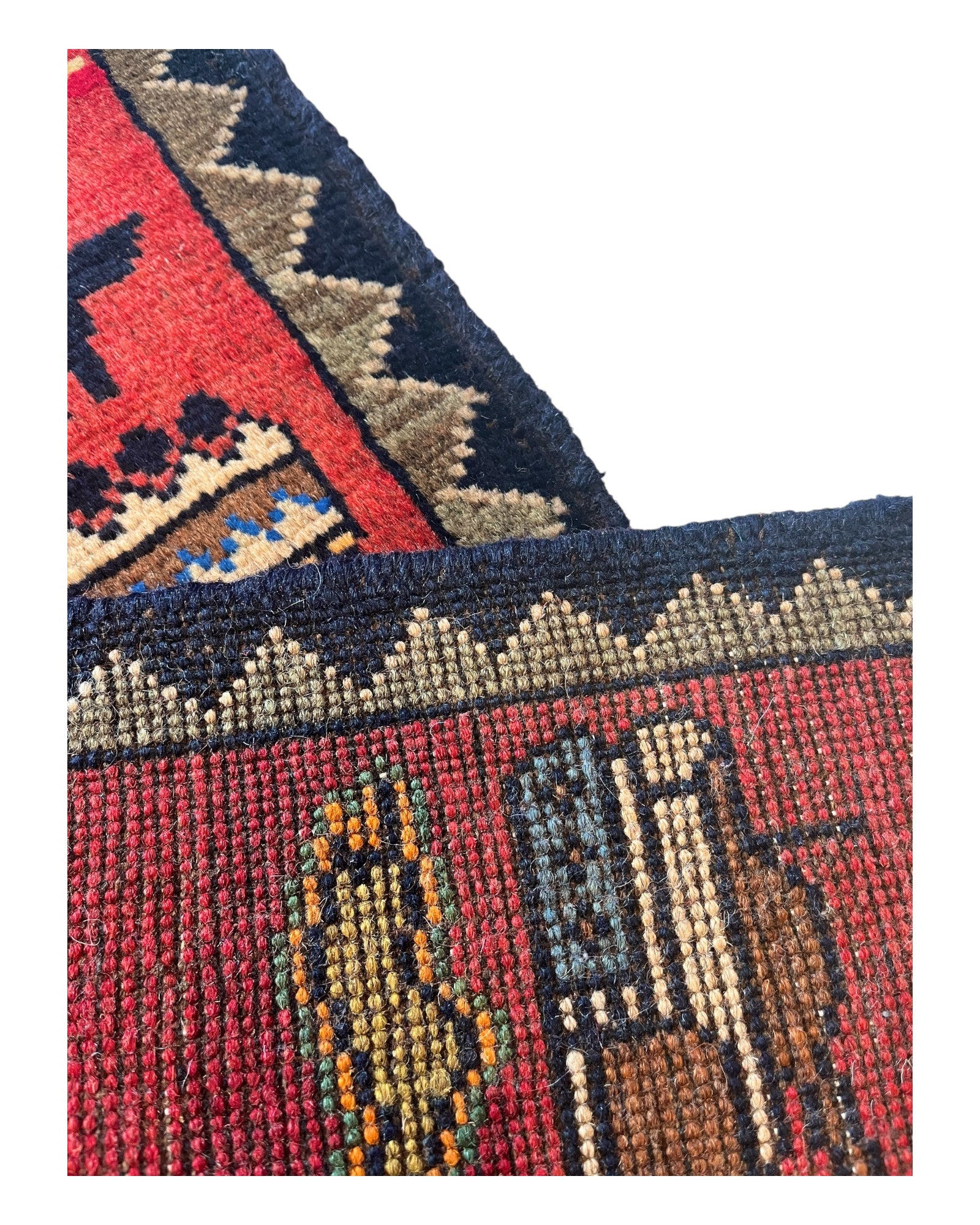 80cm x 60cm Russet & Mustard War Rug