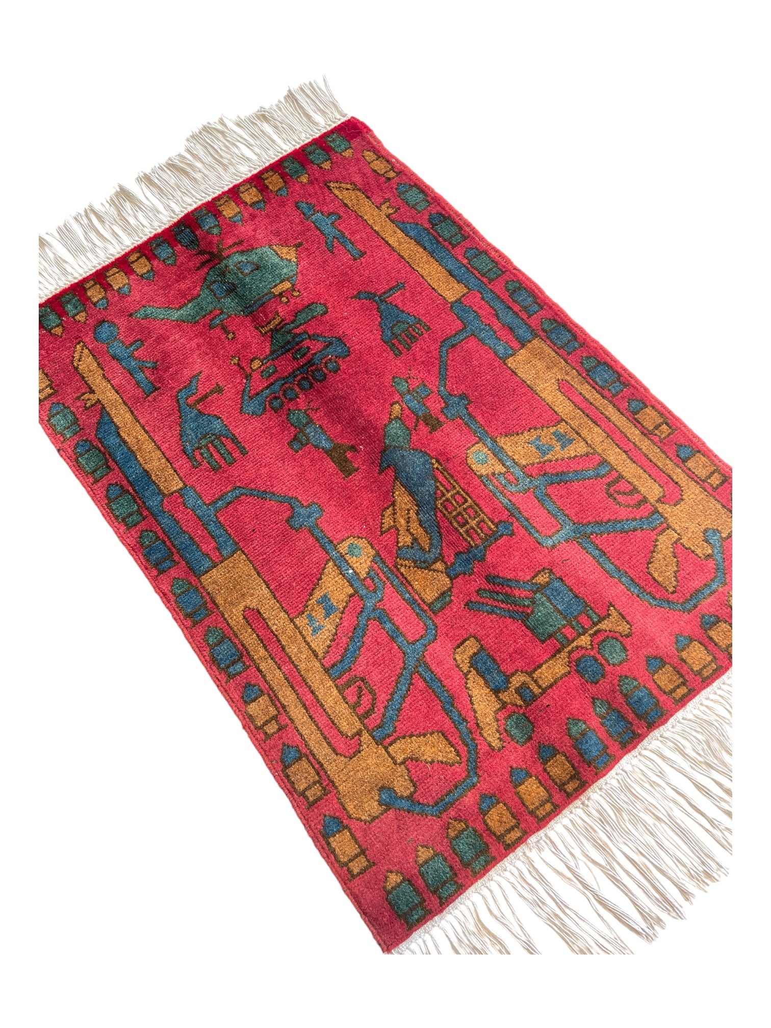 86cm x 60cm Launcher & Bullets War Rug