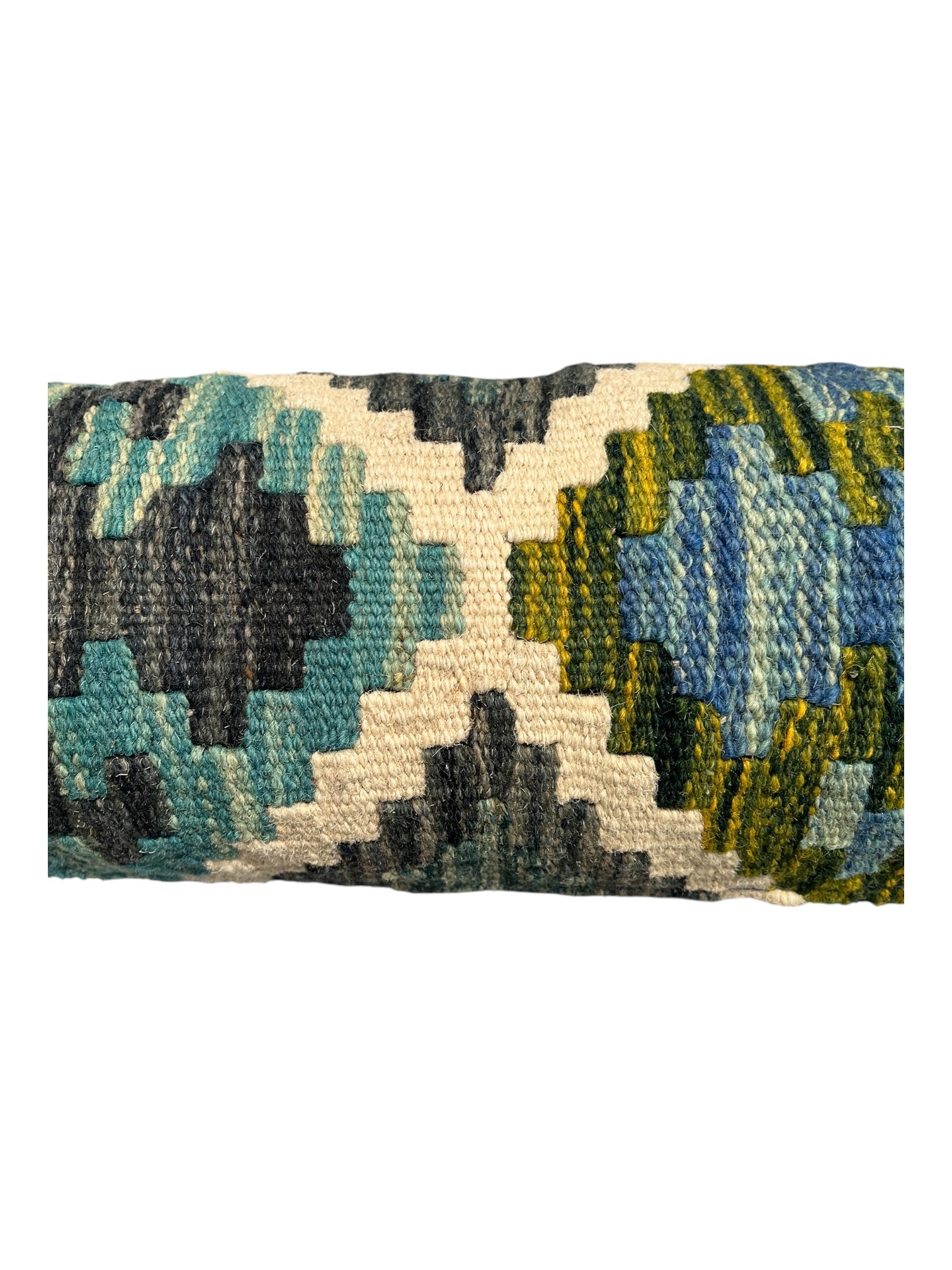 Turquoise & White Draught Excluder