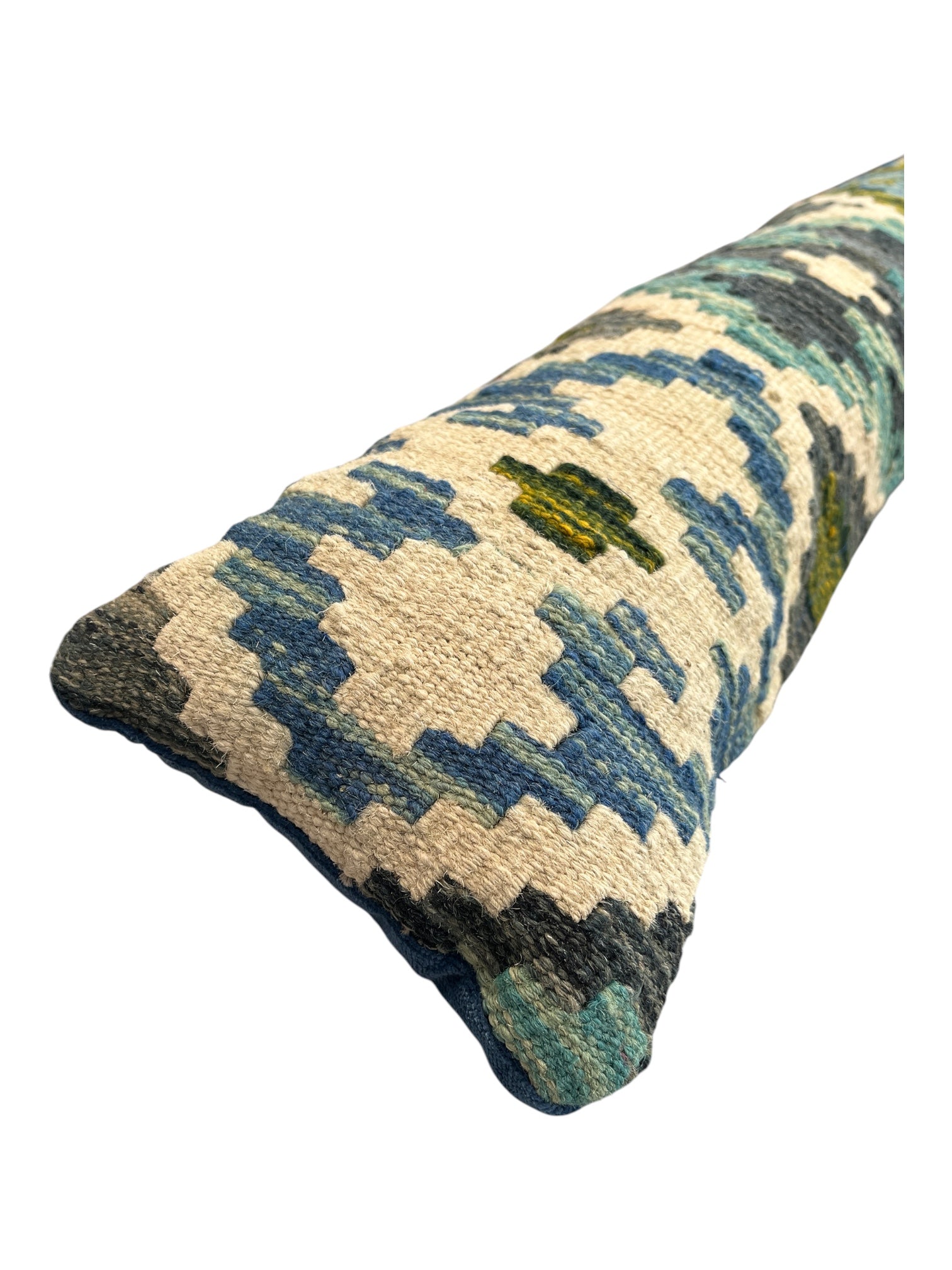 Turquoise & White Draught Excluder