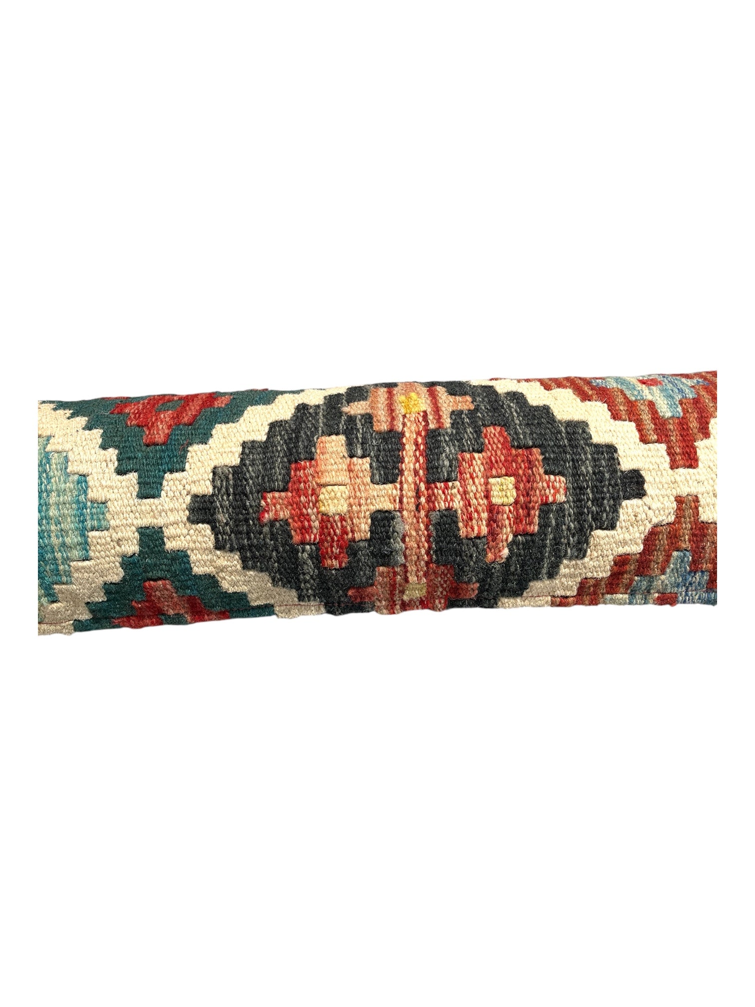 Green, Turquoise & White Draught Excluder