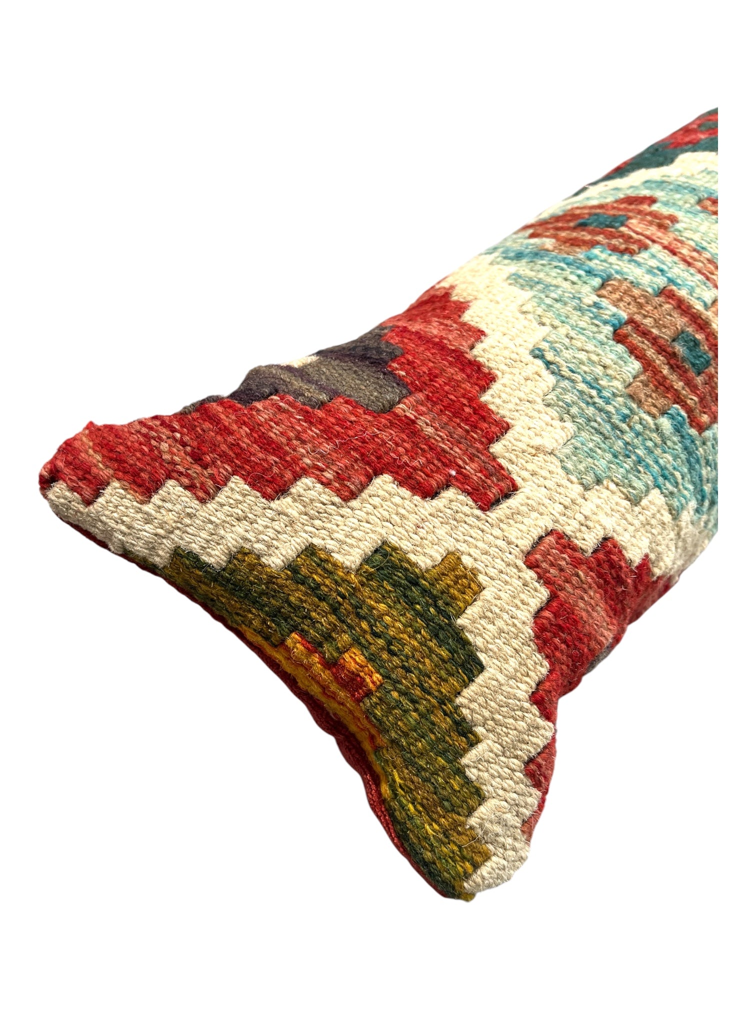 Green, Turquoise & White Draught Excluder
