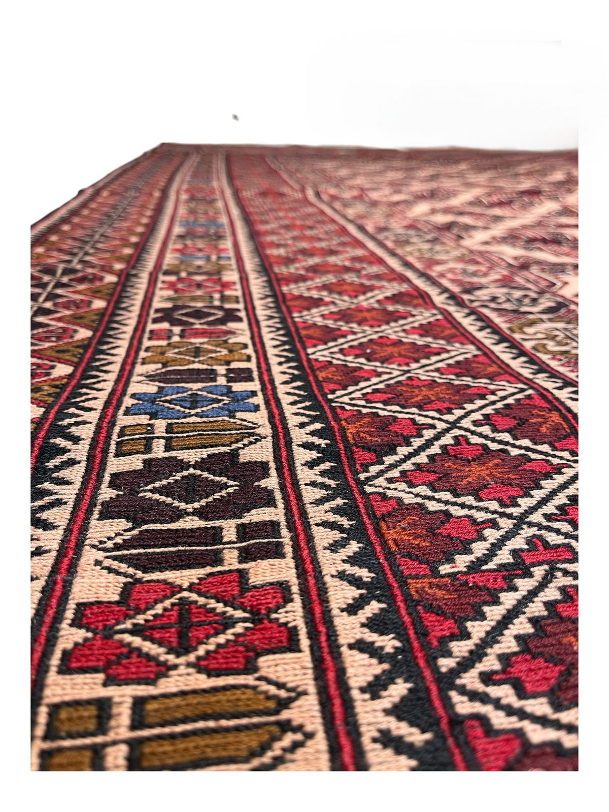 285cm x 200cm Vintage Maliki Kilim